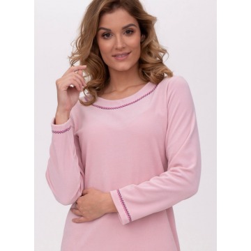 Koszula cana 810 dł/r s-xl rozmiar: s, kolor: różowy pudrowy, cana