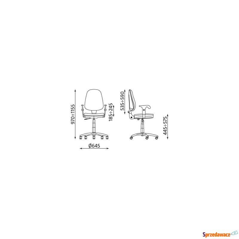 krzesło biurowe prestige profil ts02 - Krzesła biurowe - Nowy Targ
