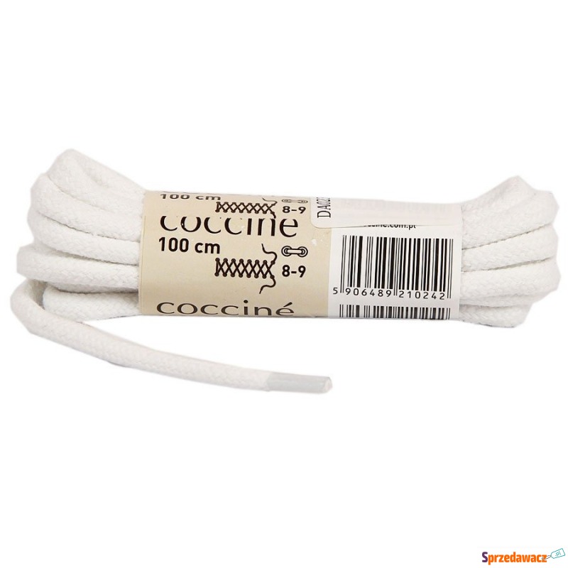 Bawełniane sznurowadła białe 100 cm Coccine - Akcesoria - Ostrołęka